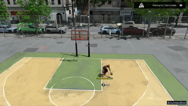 NBA 2K27 The City court while waiting for teammates online